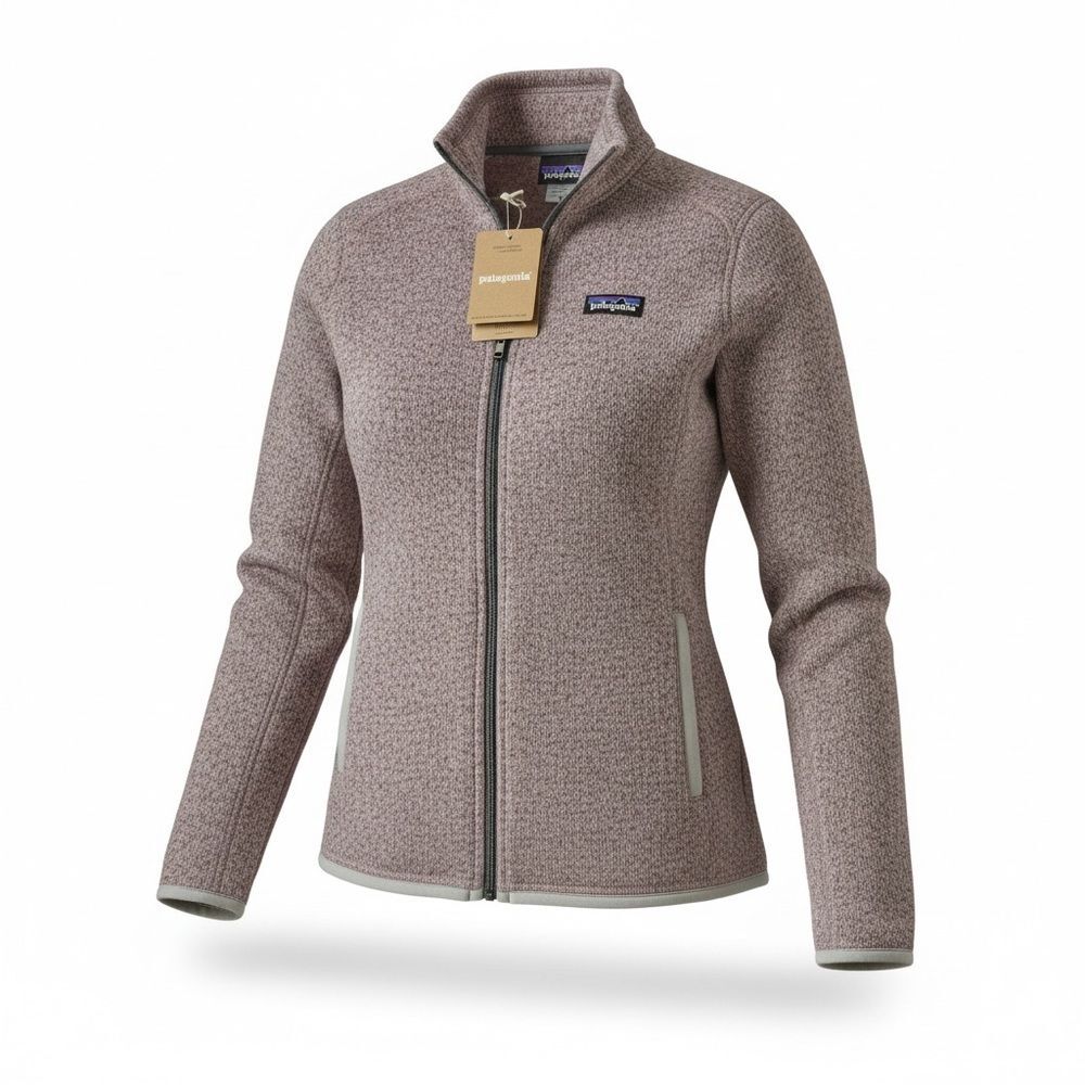 Patagonia Women’s Better Sweater Full Zip Jacket Milkweed Mauve XS NWT